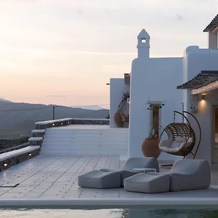 Villa Lavish Mykonos Retreat | Nimbus | 6 Bedrooms | Terrace With Spectacular Sea Views | Private Pool | Bbq |