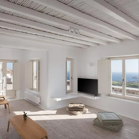 Villa Lavish Mykonos Retreat | Nimbus | 6 Bedrooms | Terrace With Spectacular Sea Views | Private Pool | Bbq | Kalafatis